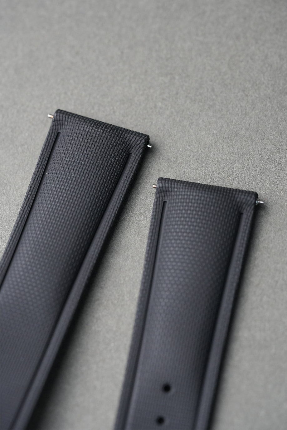 Sailcloth Effect FKM Rubber Strap with Deployant Clasp 20mm-22mm