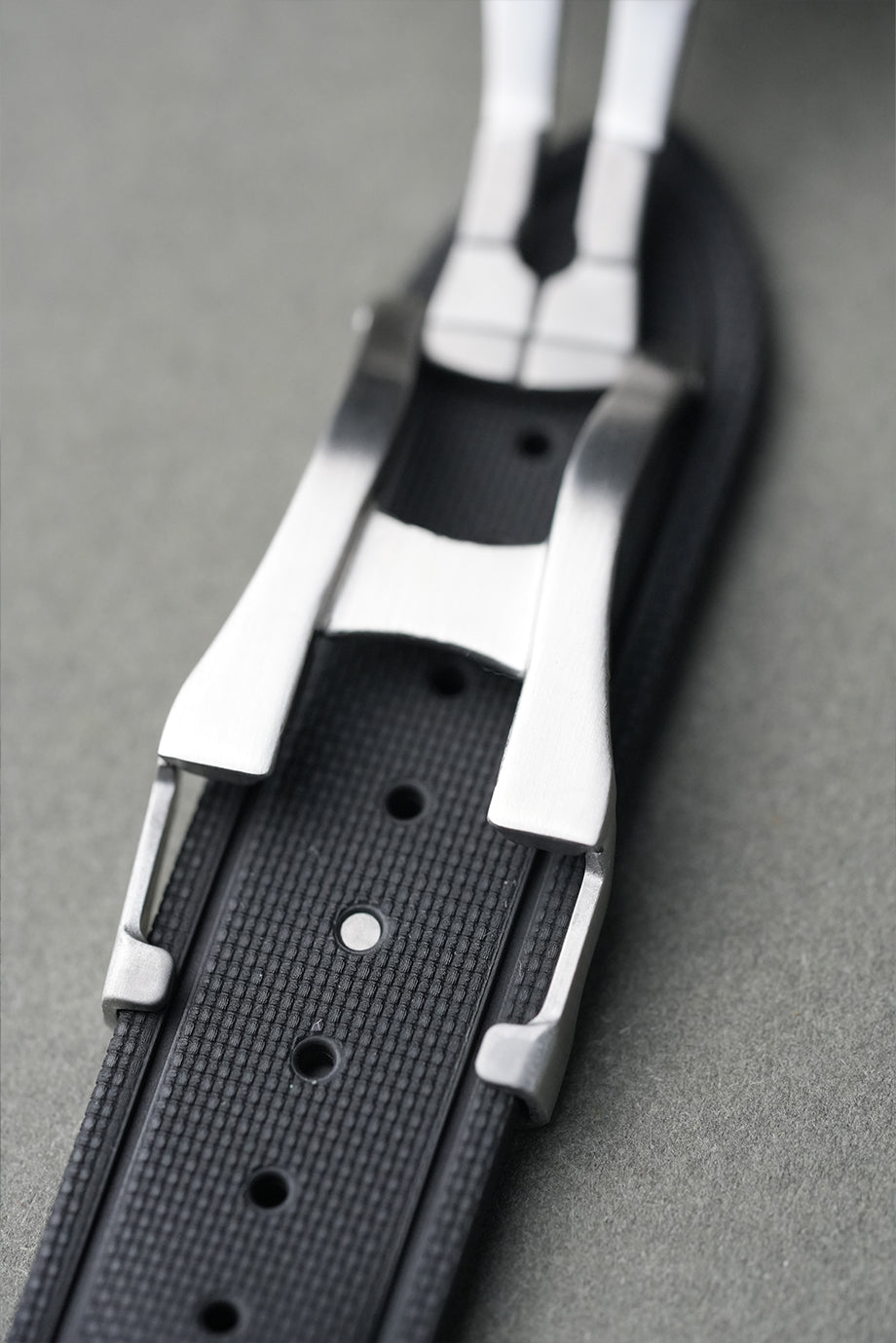 Sailcloth Effect FKM Rubber Strap with Deployant Clasp - For Rolex