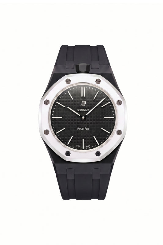 Ocho Negro Royal Pop Rubber Strap
