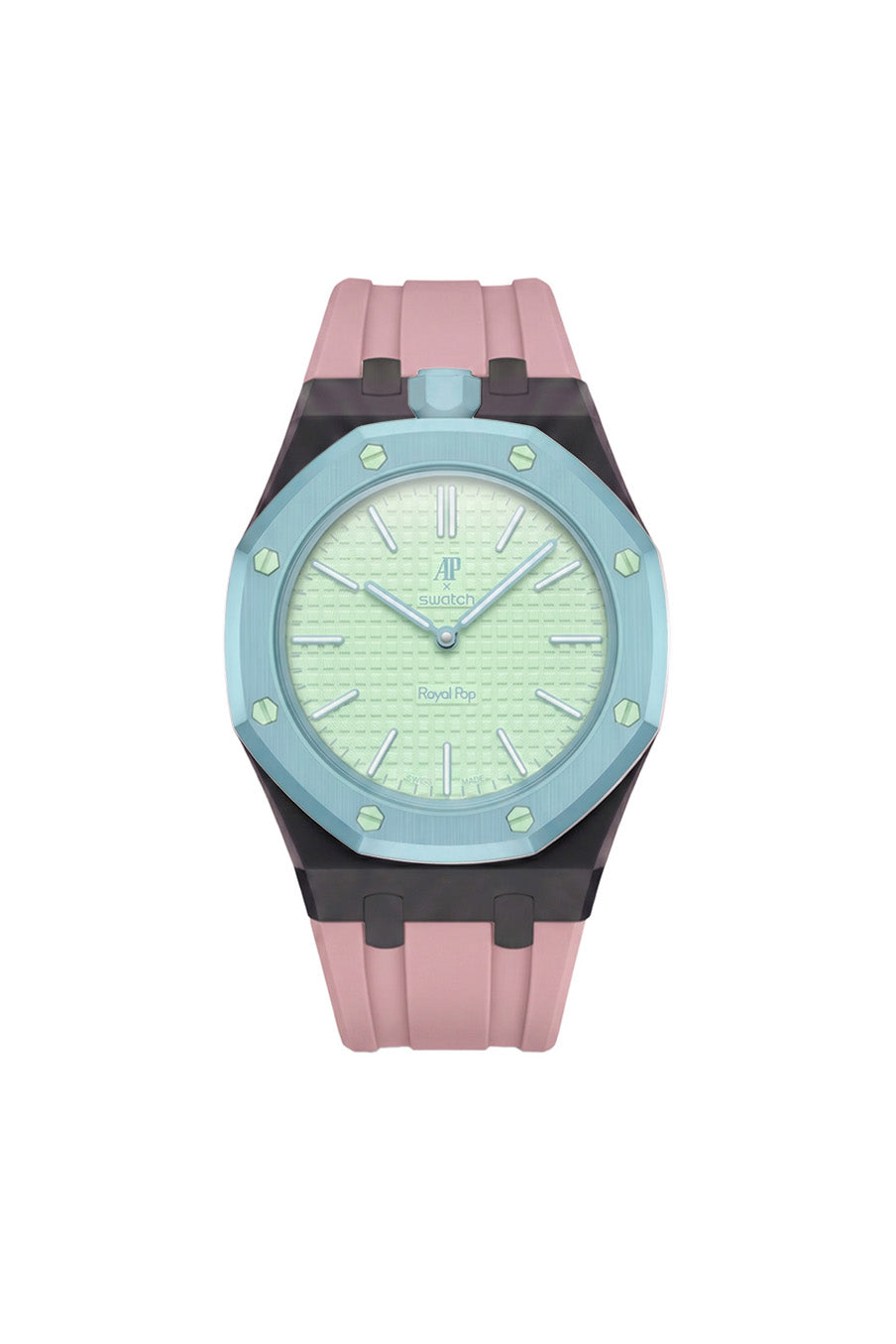 Blaue Acht Royal Pop Rubber Strap