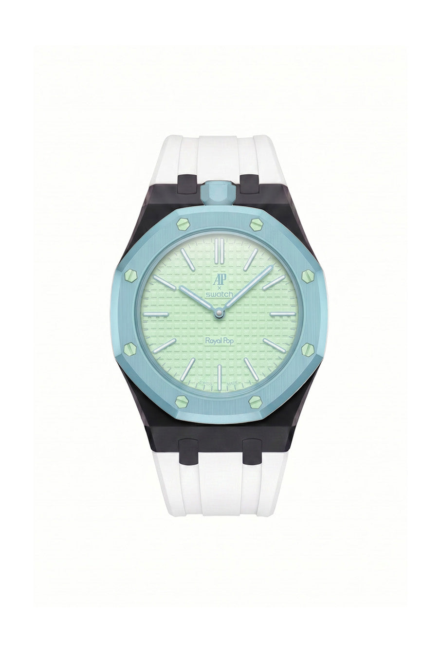 Blaue Acht Royal Pop Rubber Strap