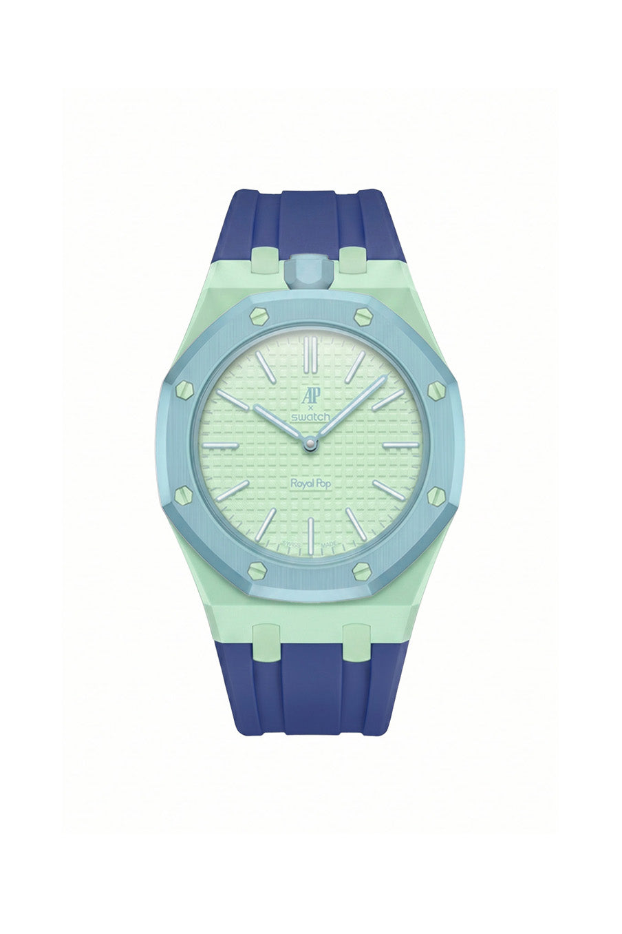 Blaue Acht Royal Pop Rubber Strap
