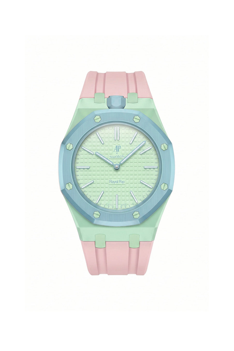 Blaue Acht Royal Pop Rubber Strap