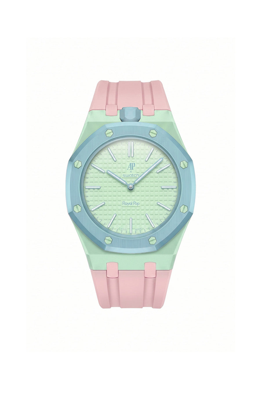 Blaue Acht Royal Pop Rubber Strap