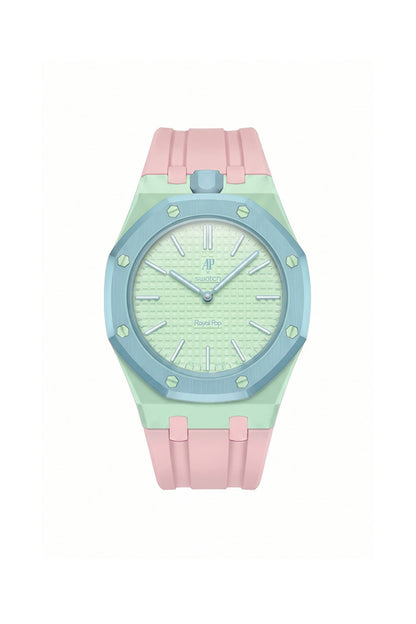 Blaue Acht Royal Pop Rubber Strap