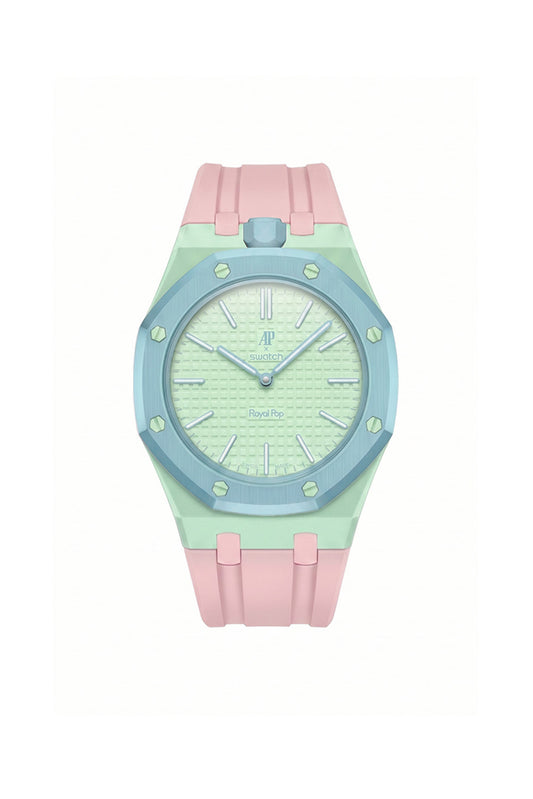 Blaue Acht Royal Pop Rubber Strap