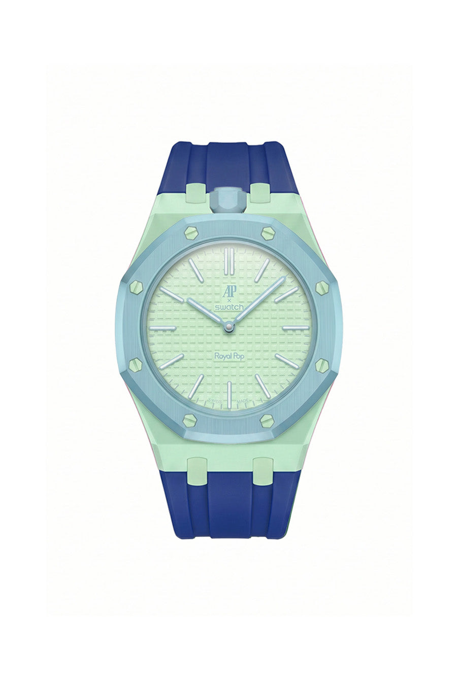 Blaue Acht Royal Pop Rubber Strap