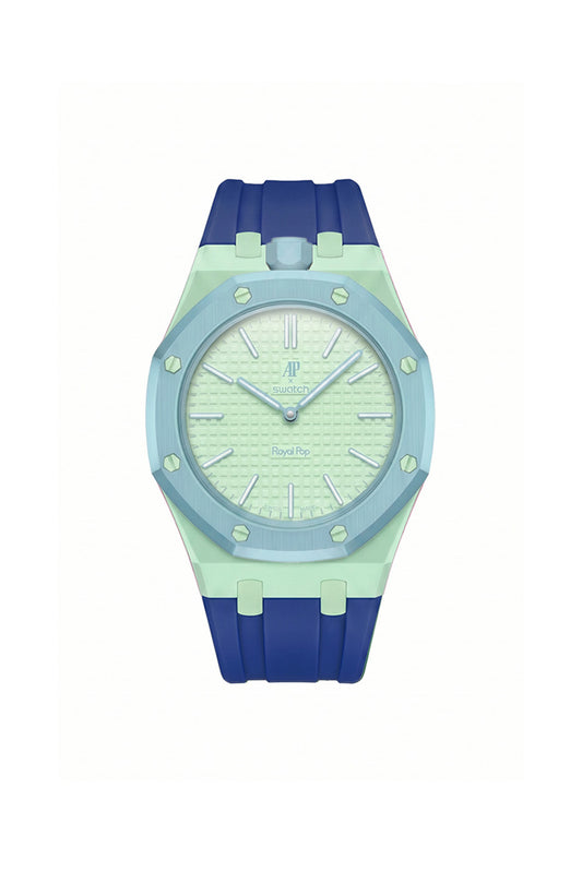 Blaue Acht Royal Pop Rubber Strap