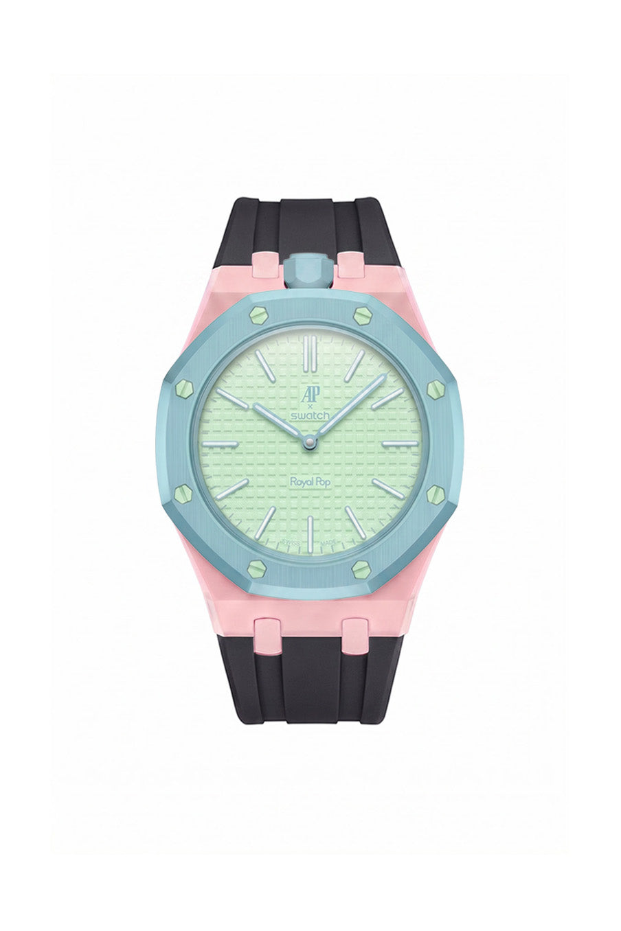 Blaue Acht Royal Pop Rubber Strap