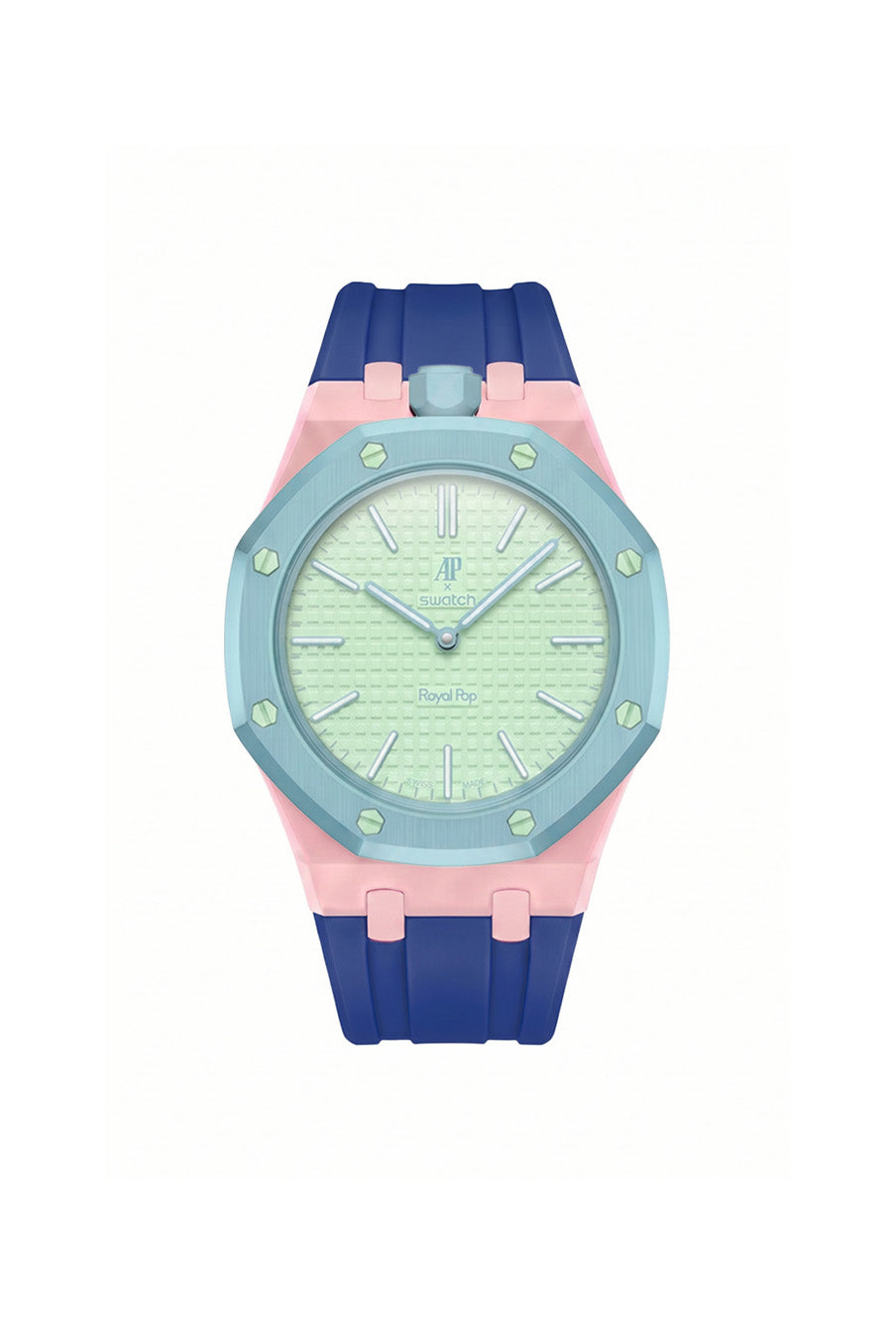 Blaue Acht Royal Pop Rubber Strap