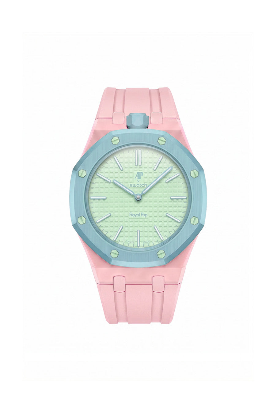 Blaue Acht Royal Pop Rubber Strap