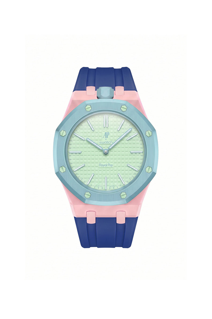 Blaue Acht Royal Pop Rubber Strap