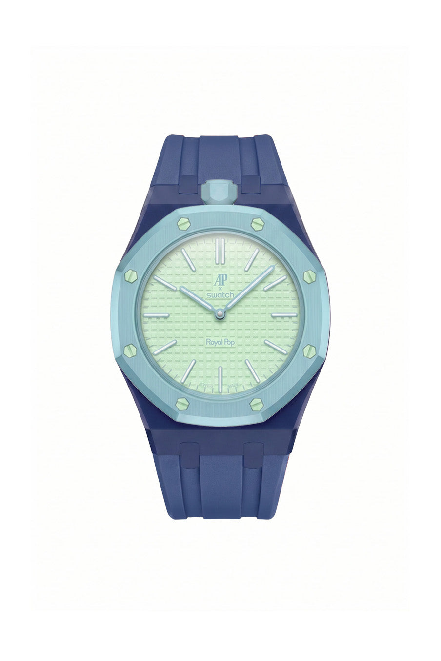 Blaue Acht Royal Pop Rubber Strap