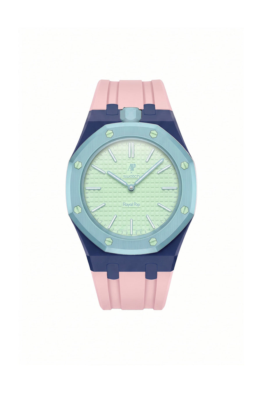 Blaue Acht Royal Pop Rubber Strap