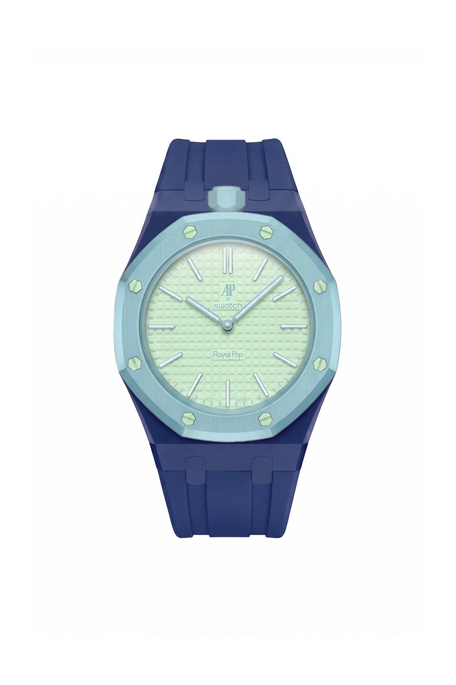 Blaue Acht Royal Pop Rubber Strap