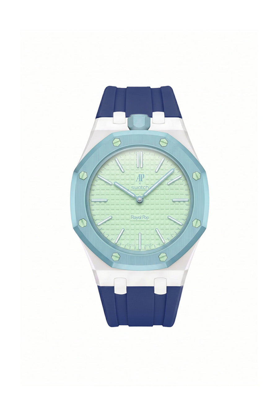 Blaue Acht Royal Pop Rubber Strap