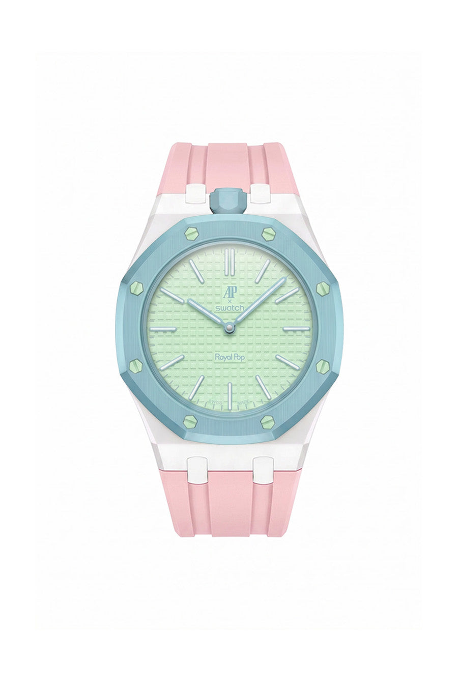 Blaue Acht Royal Pop Rubber Strap