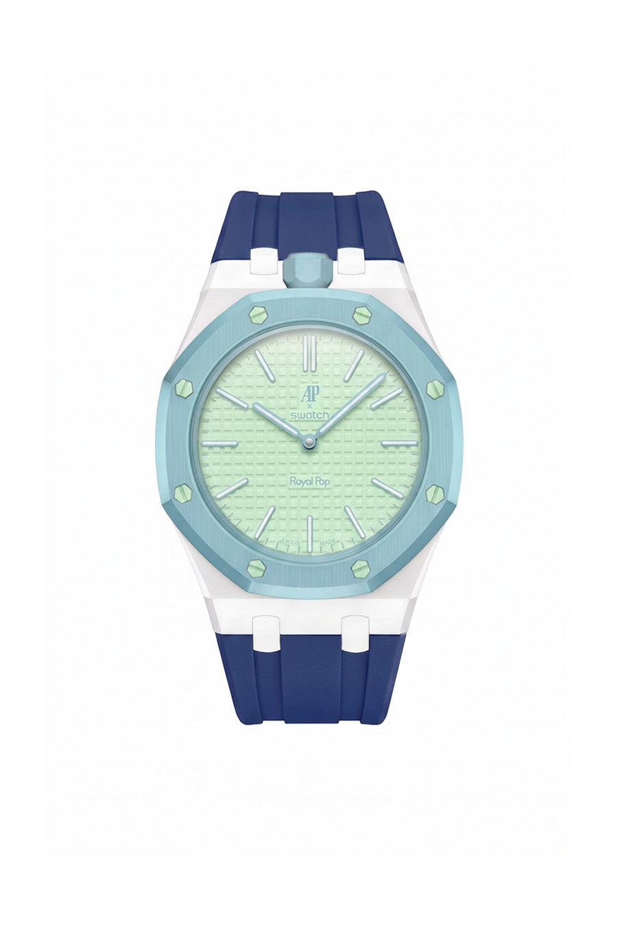 Blaue Acht Royal Pop Rubber Strap