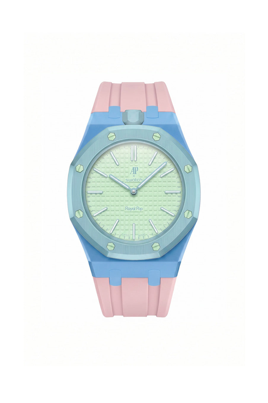 Blaue Acht Royal Pop Rubber Strap