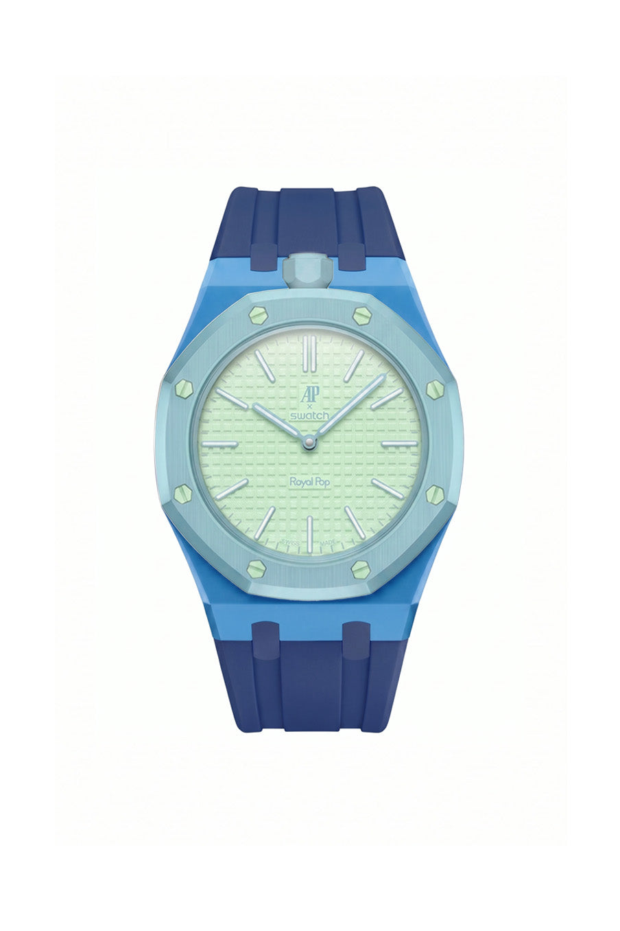 Blaue Acht Royal Pop Rubber Strap