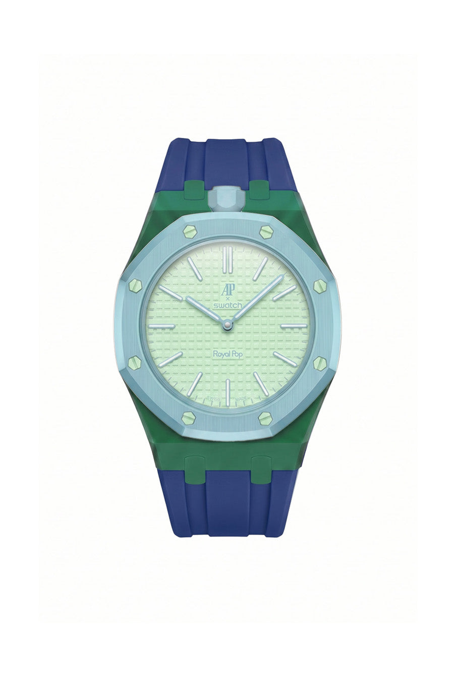 Blaue Acht Royal Pop Rubber Strap