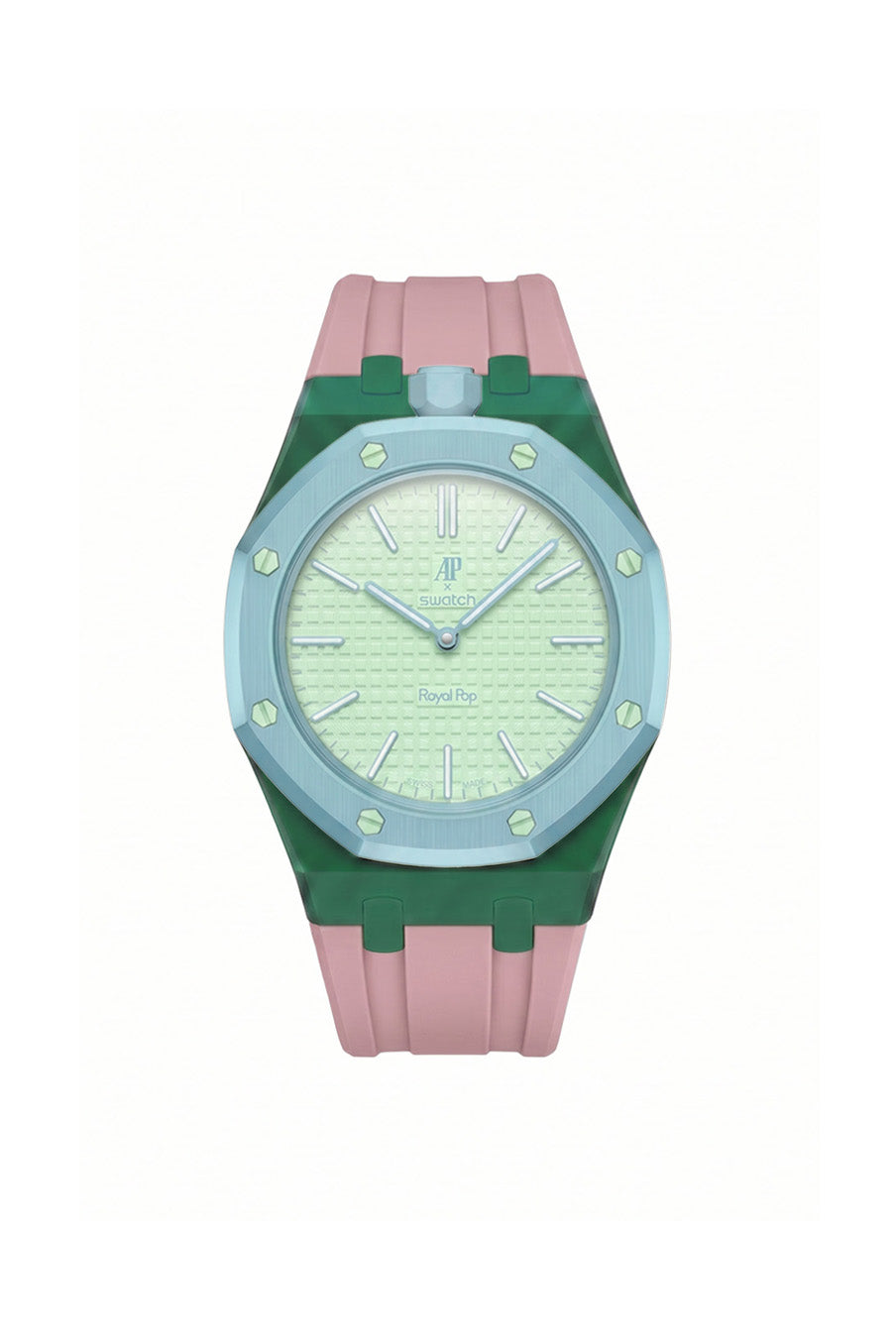 Blaue Acht Royal Pop Rubber Strap