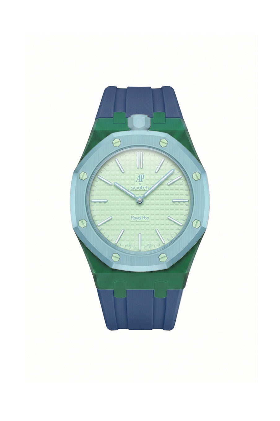 Blaue Acht Royal Pop Rubber Strap
