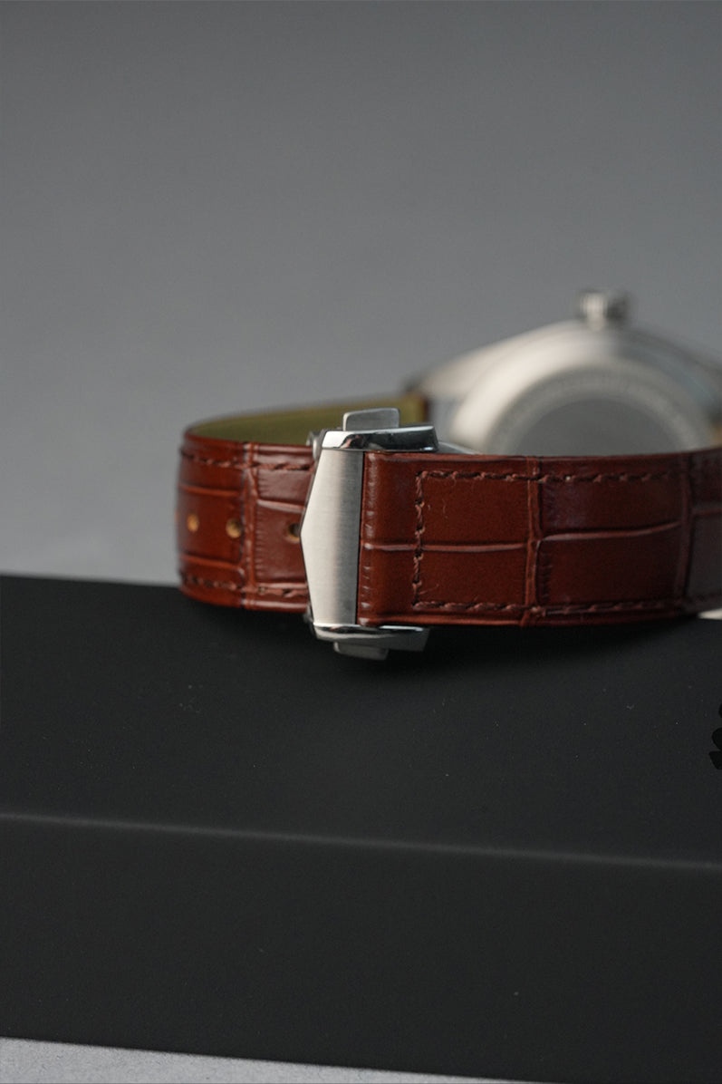 Tudor Black Bay Alligator Leather Strap | Deployant Clasp | 20mm