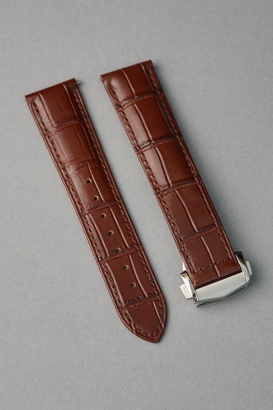 Tudor Black Bay Alligator Leather Strap | Deployant Clasp | 20mm