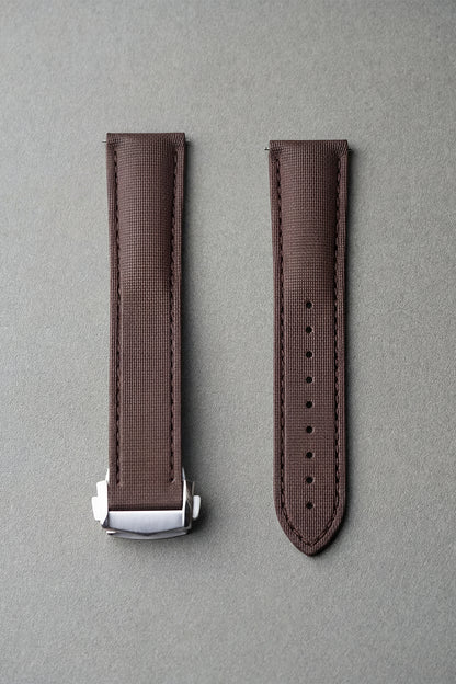 IWC Sailcloth FKM Rubber Strap with Deployant Clasp