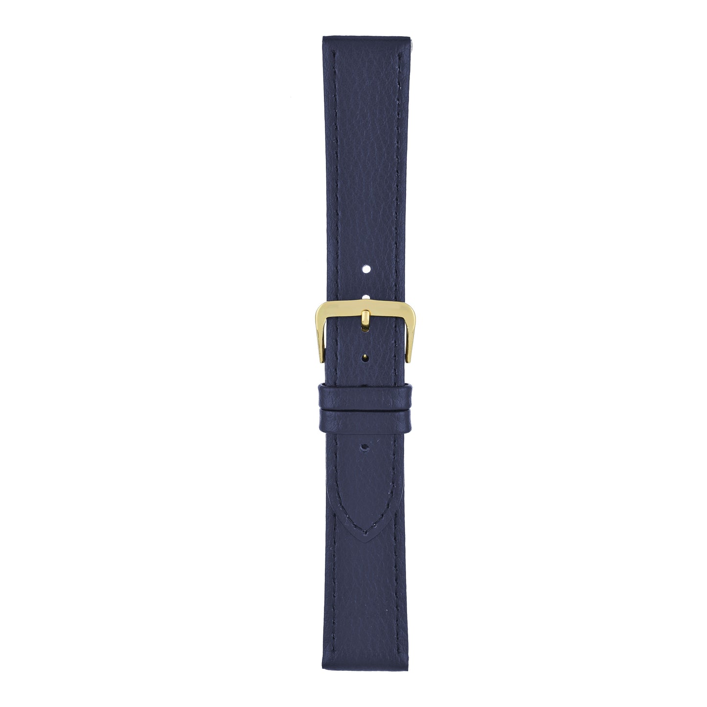 Buffalo Grain Stitched Leather Watch Strap (8mm-40mm)