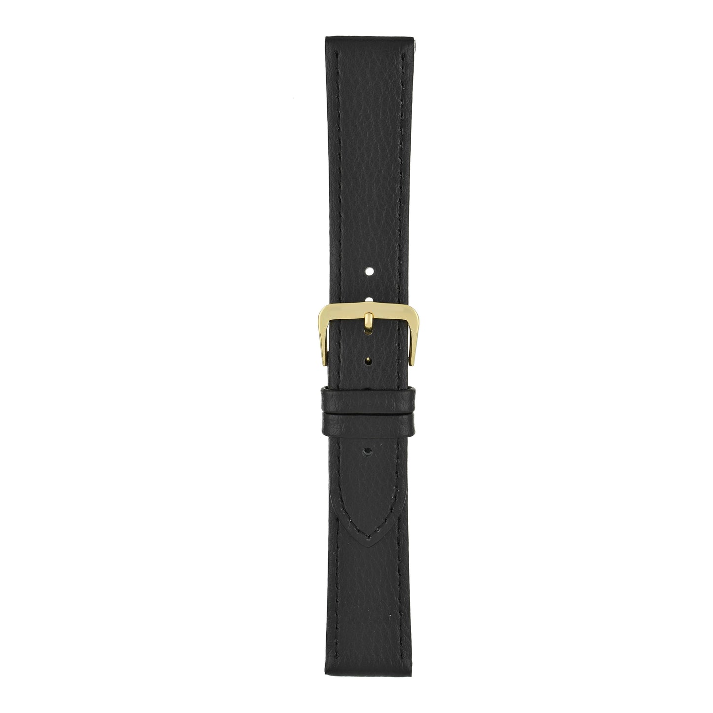Buffalo Grain Stitched Leather Watch Strap (8mm-40mm)