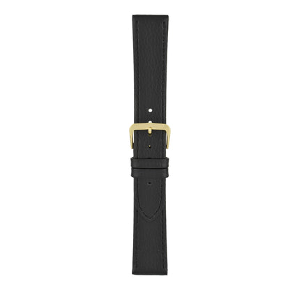Buffalo Grain Stitched Leather Watch Strap (8mm-40mm)