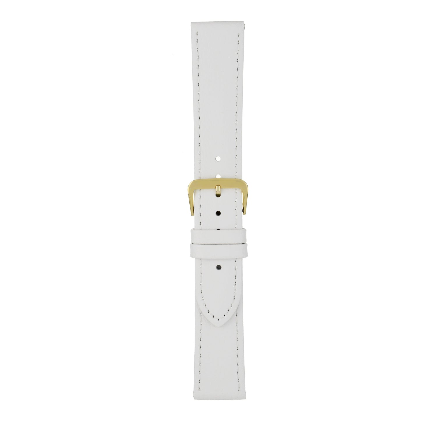 Buffalo Grain Stitched Leather Watch Strap (8mm-40mm)