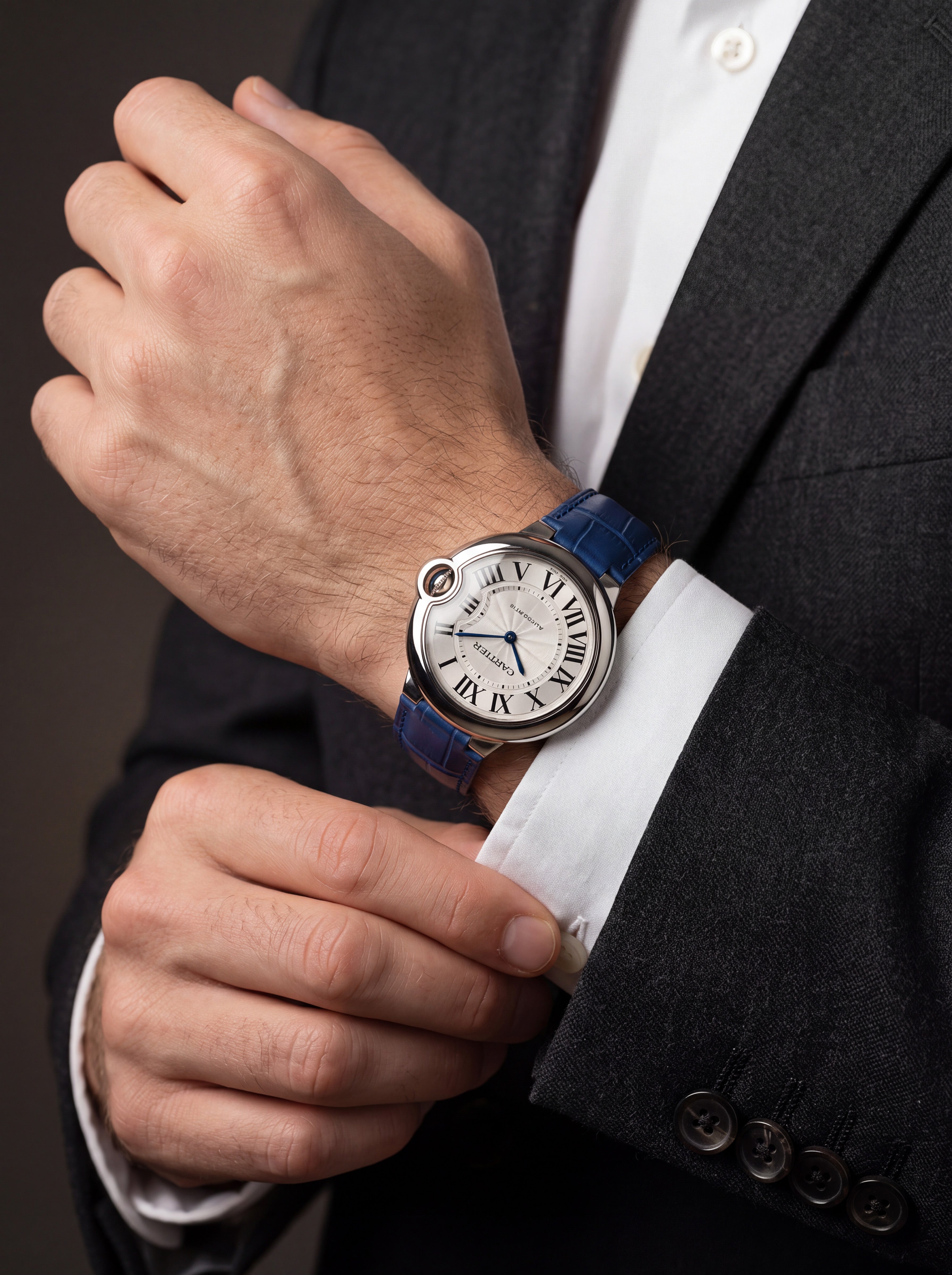 S*n様 Cartier Ballon Bleu 腕時計 Cartier Ballon Bleu Leather Watch Strap | MGB Watches – MGB WATCHES