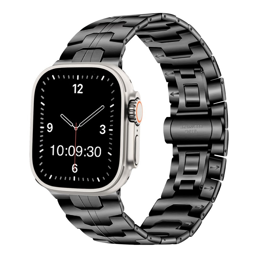 Centre Clasp Stainless Steel Watch Bracelet