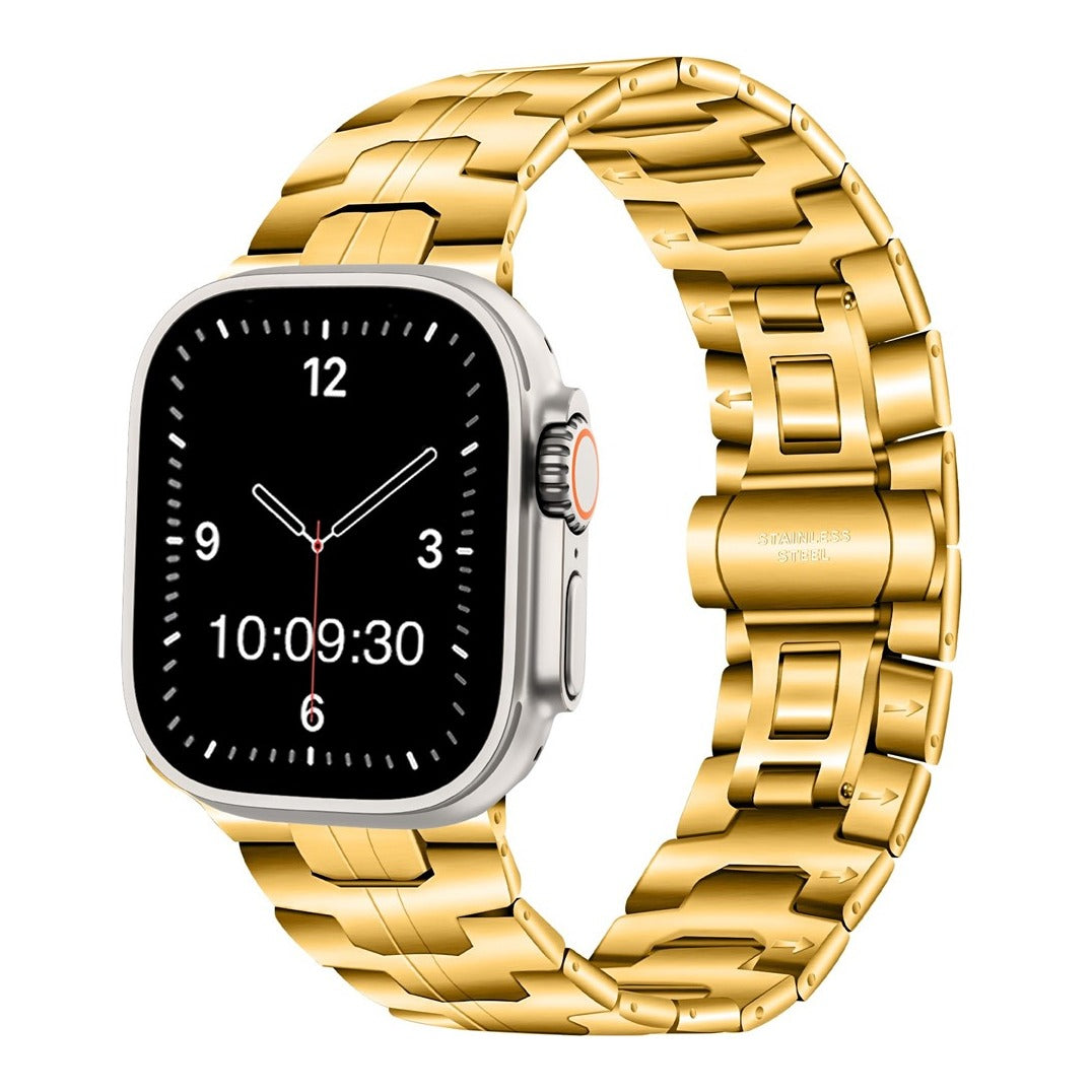 Centre Clasp Stainless Steel Watch Bracelet