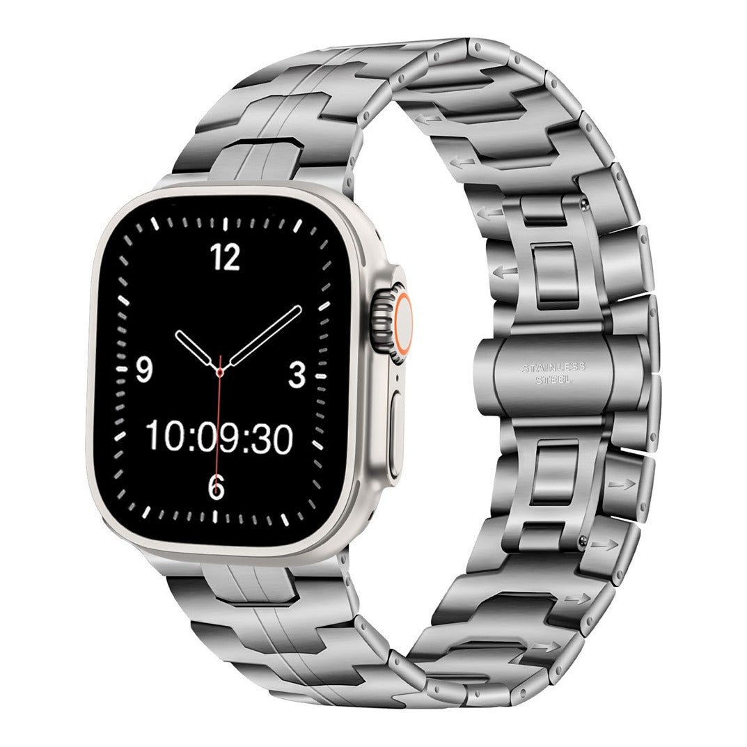 Centre Clasp Stainless Steel Watch Bracelet