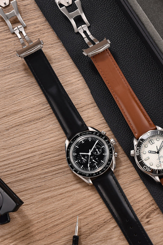 Leather Deployant Watch Strap – 19/20/21/22mm