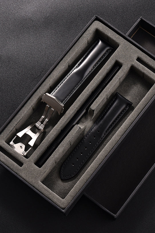 Leather Deployant Watch Strap – 19/20/21/22mm