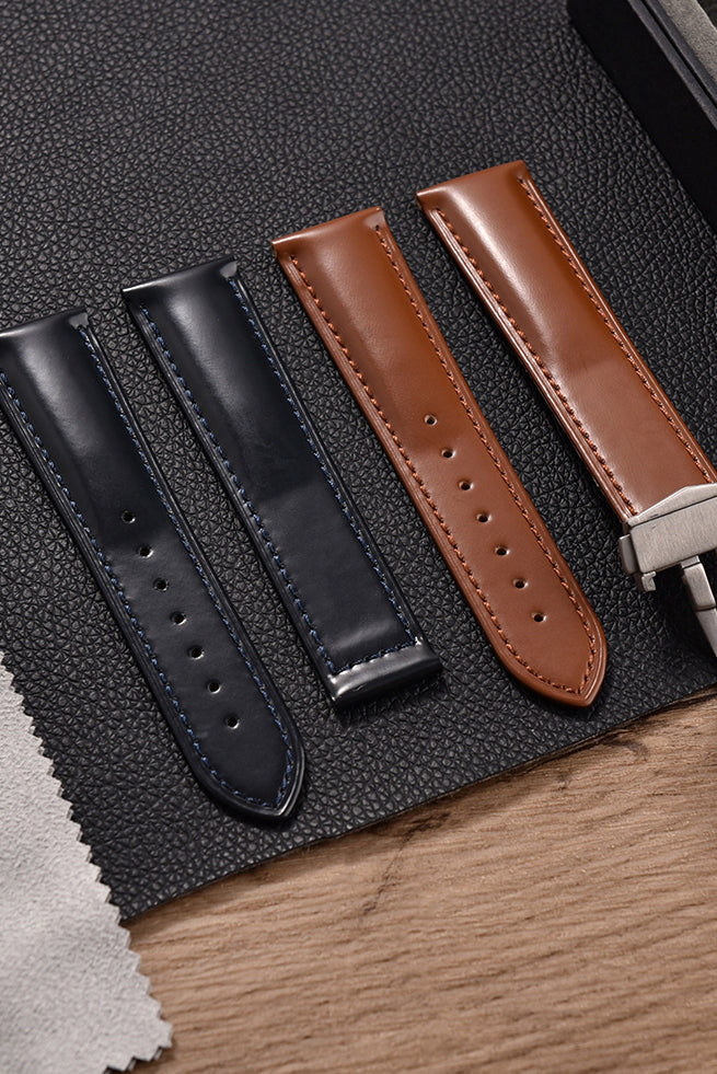 Leather Deployant Watch Strap – 19/20/21/22mm