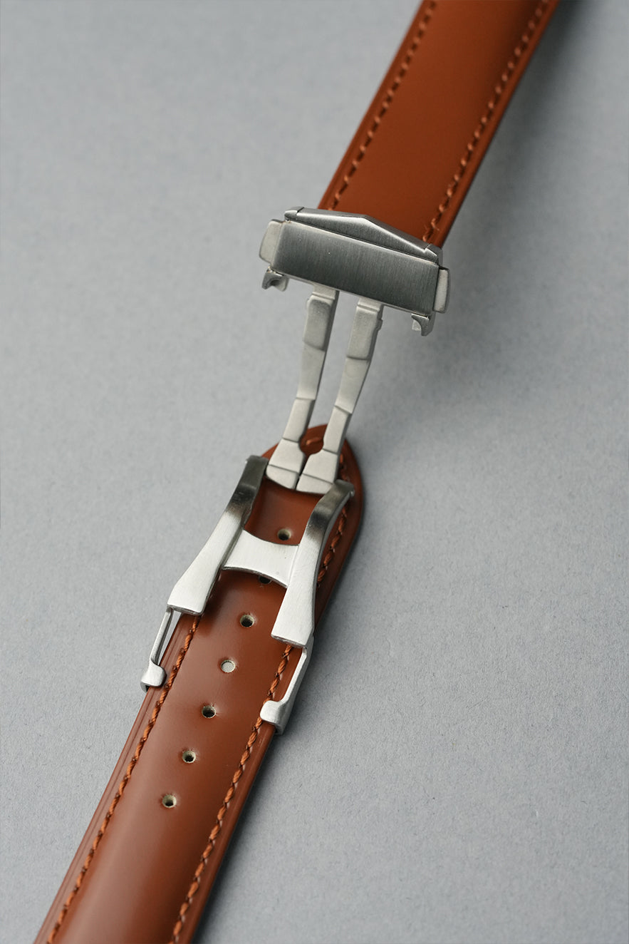 Leather Deployant Watch Strap – 19/20/21/22mm