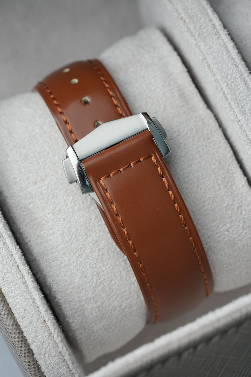 Leather Deployant Watch Strap – 19/20/21/22mm