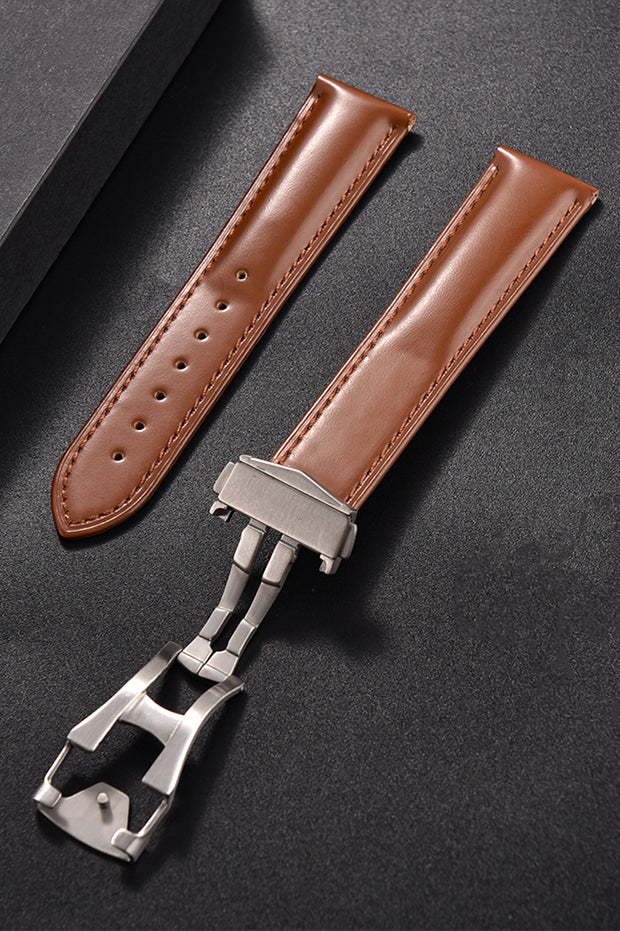 Leather Deployant Watch Strap – 19/20/21/22mm