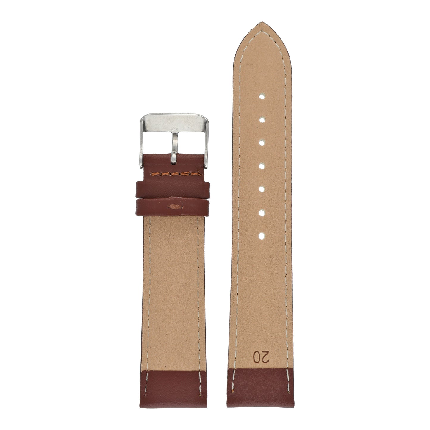 Economy Padded Leather Watch Strap (8mm-30mm)
