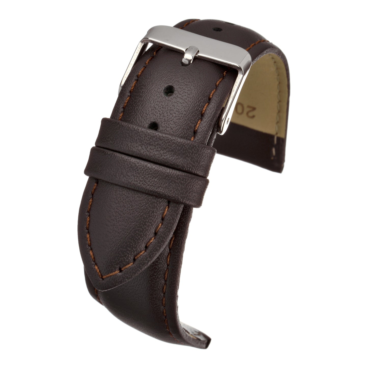 Economy Padded Leather Watch Strap (8mm-30mm)