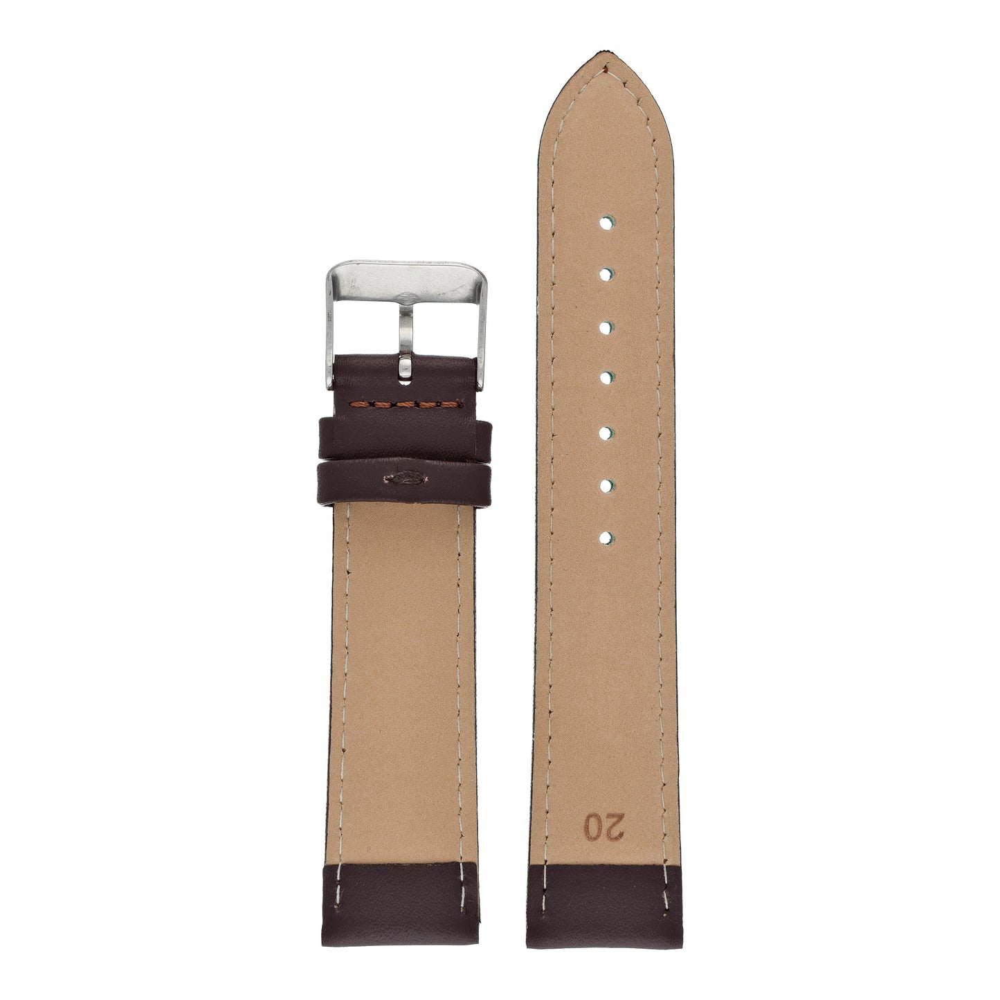 Economy Padded Leather Watch Strap (8mm-30mm)