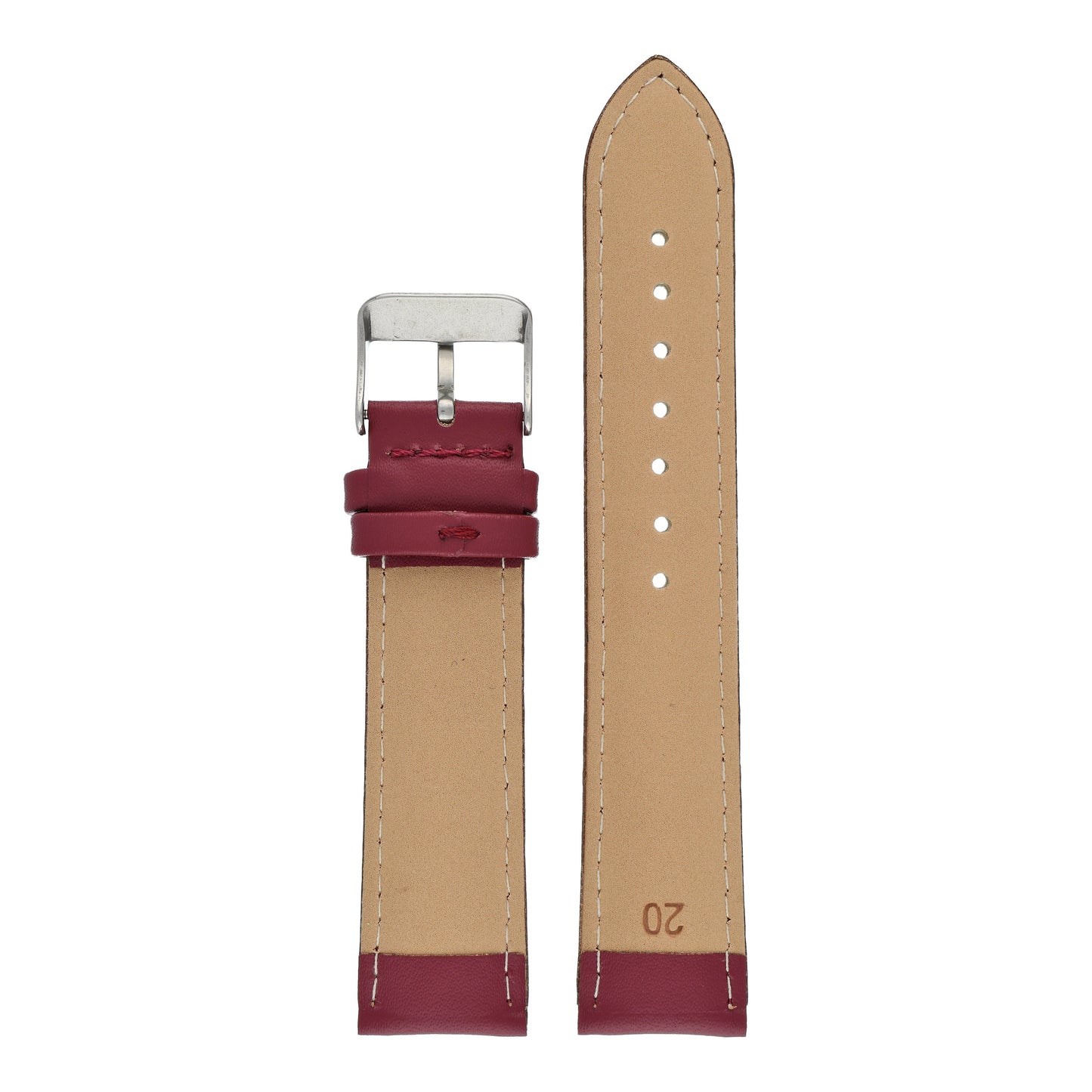 Economy Padded Leather Watch Strap (8mm-30mm)