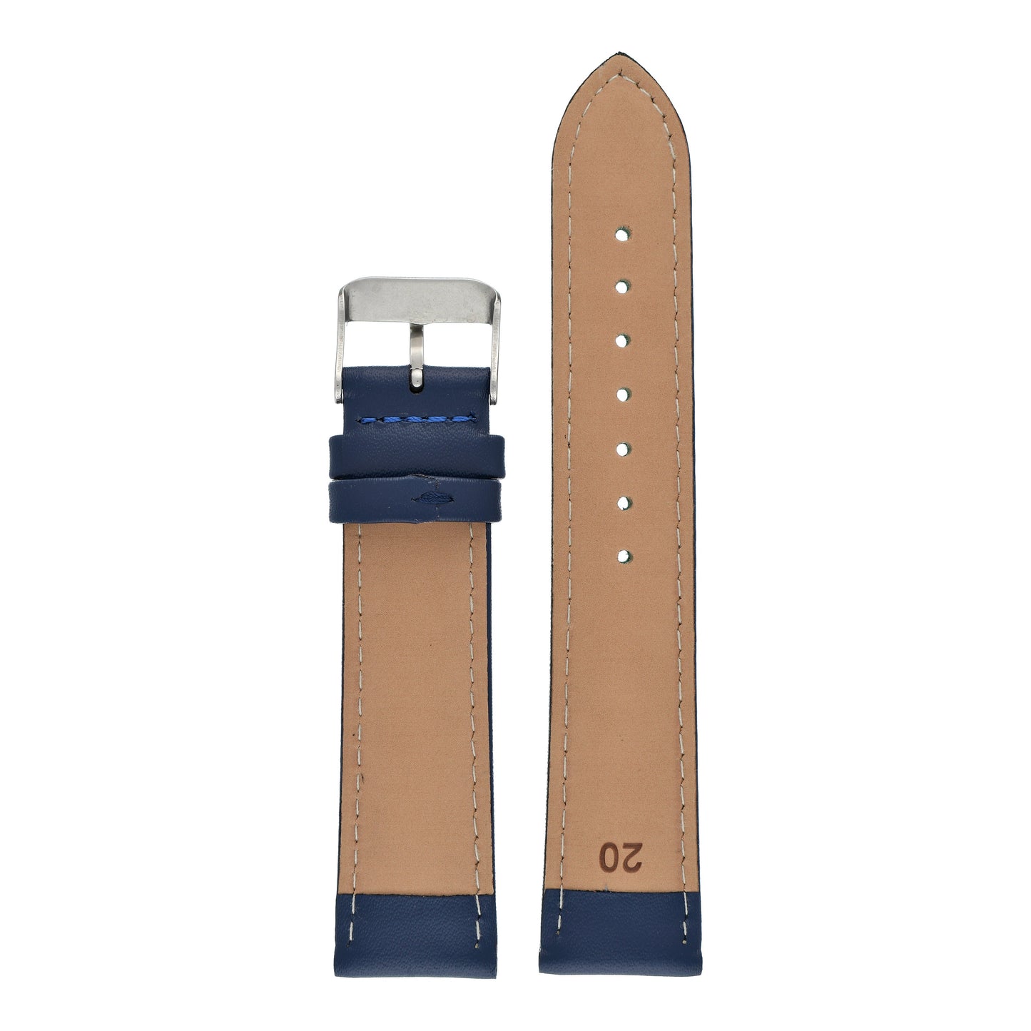 Economy Padded Leather Watch Strap (8mm-30mm)