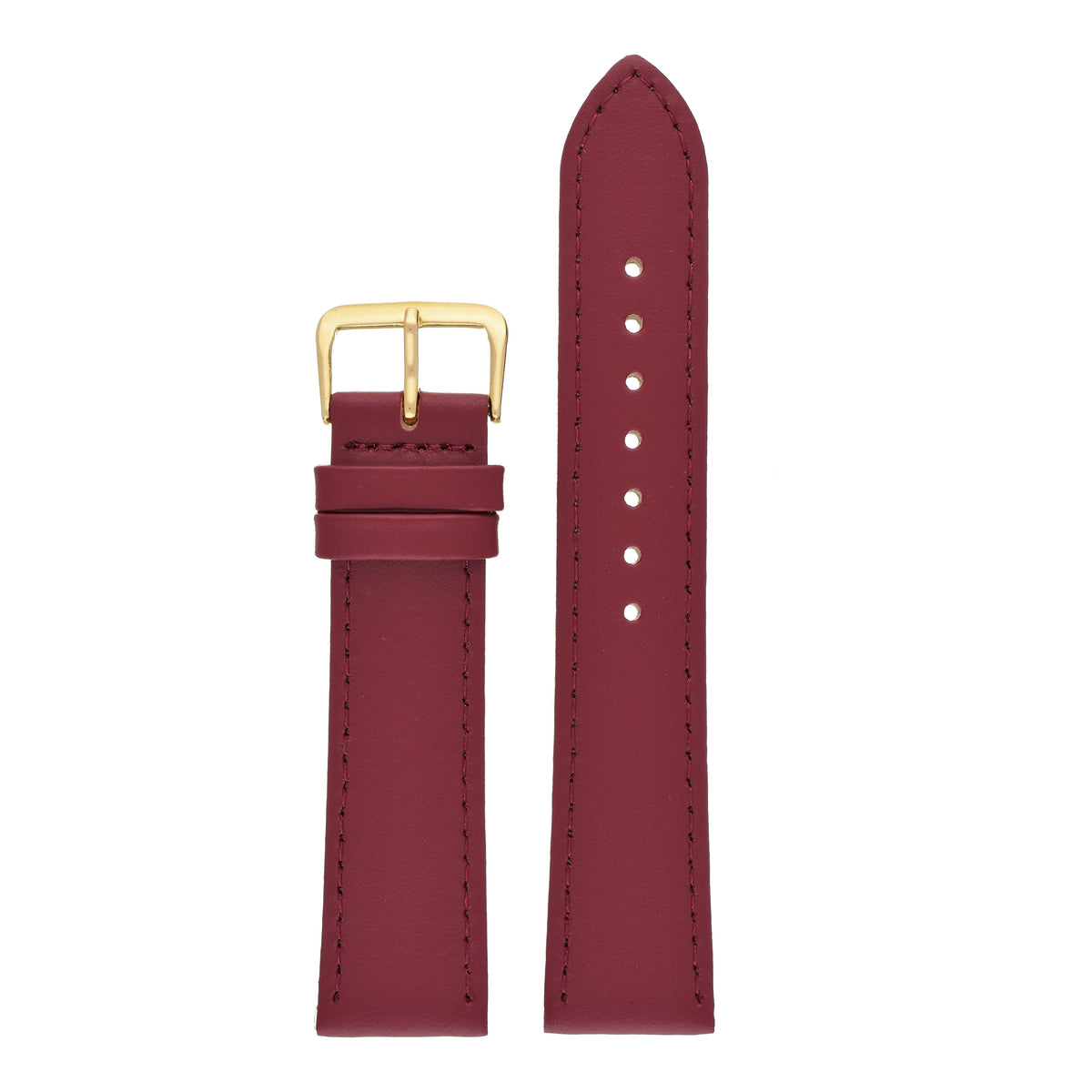 Economy Plain Leather Watch Strap (8mm-30mm)